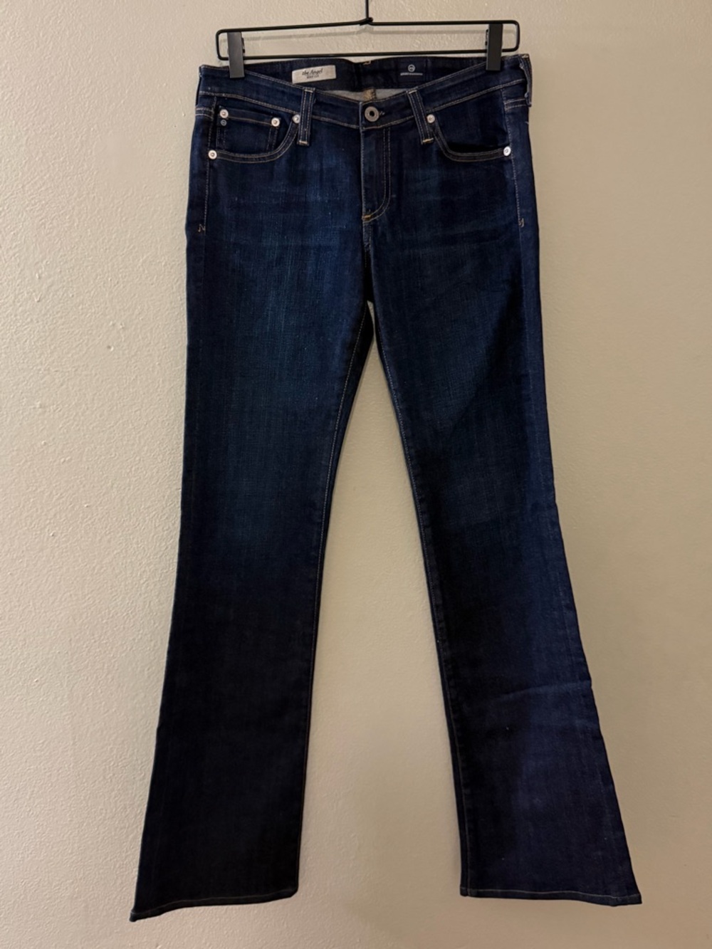 AG Adriano Goldschmied The Angel Boot Cut Jeans 28R Dark Wash